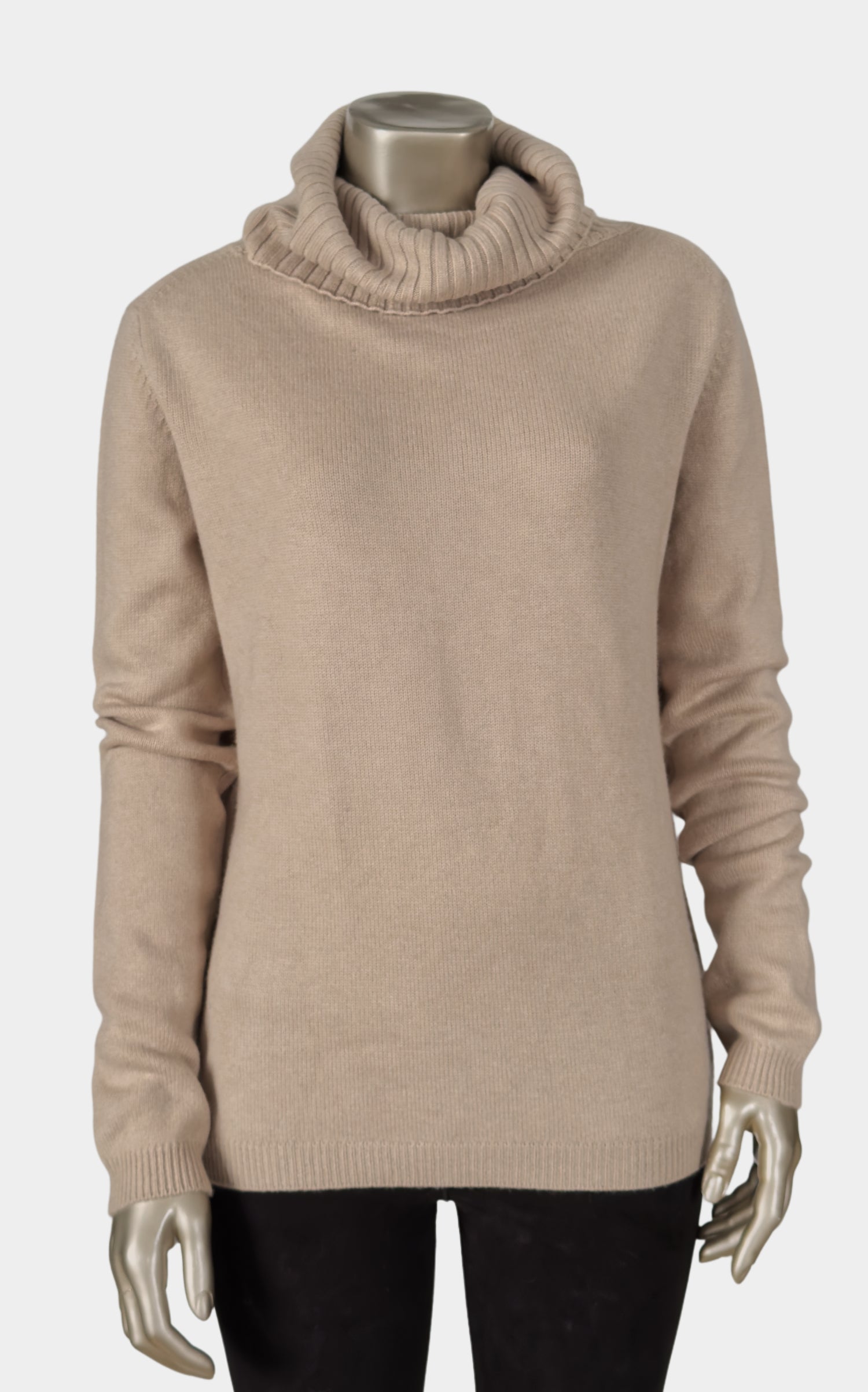 Outlet: Turtle Neck Jumper Beige Size 10