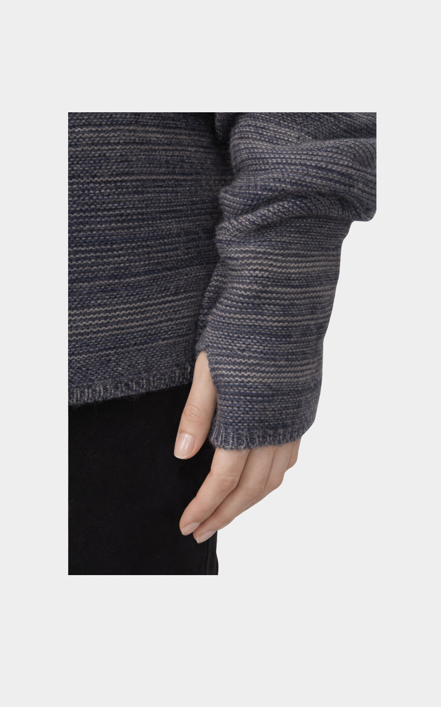 Outlet: Cowl Neck Sweater Navy