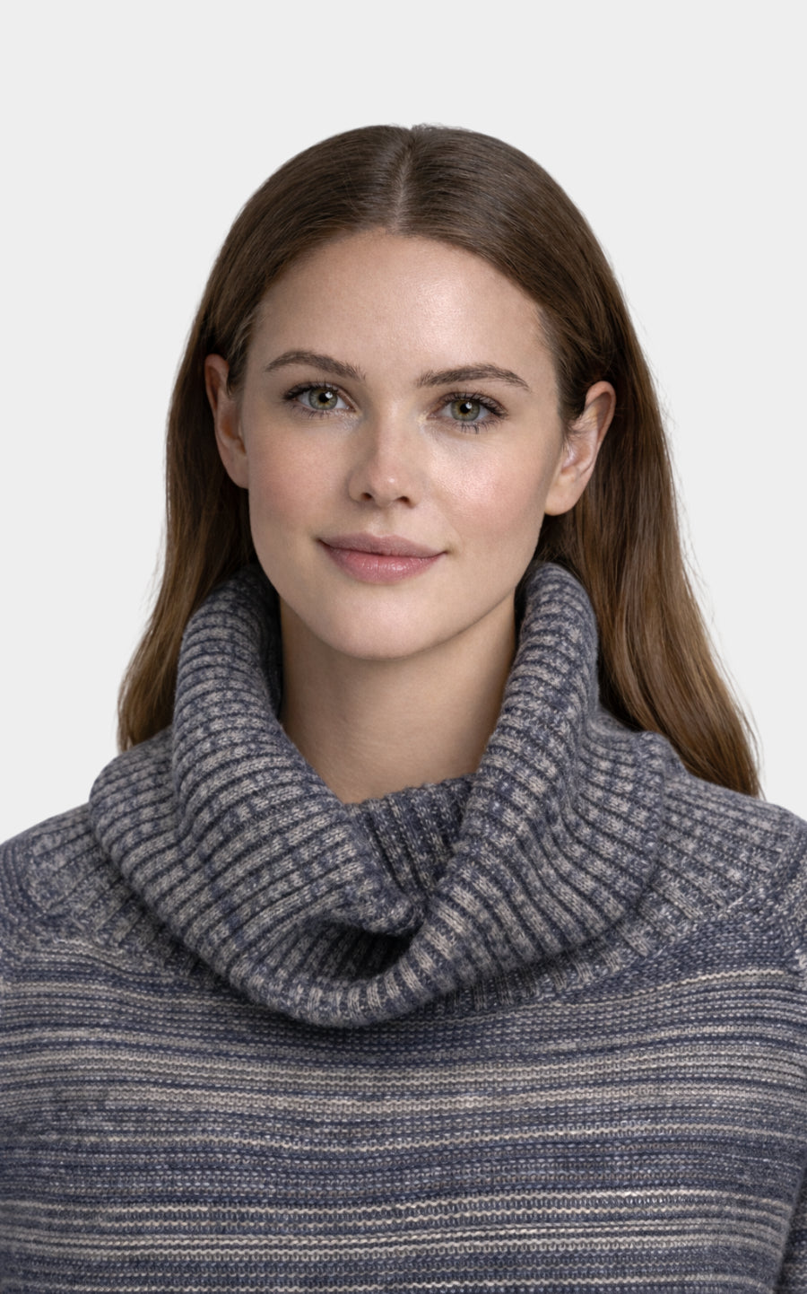 Outlet: Cowl Neck Sweater Navy