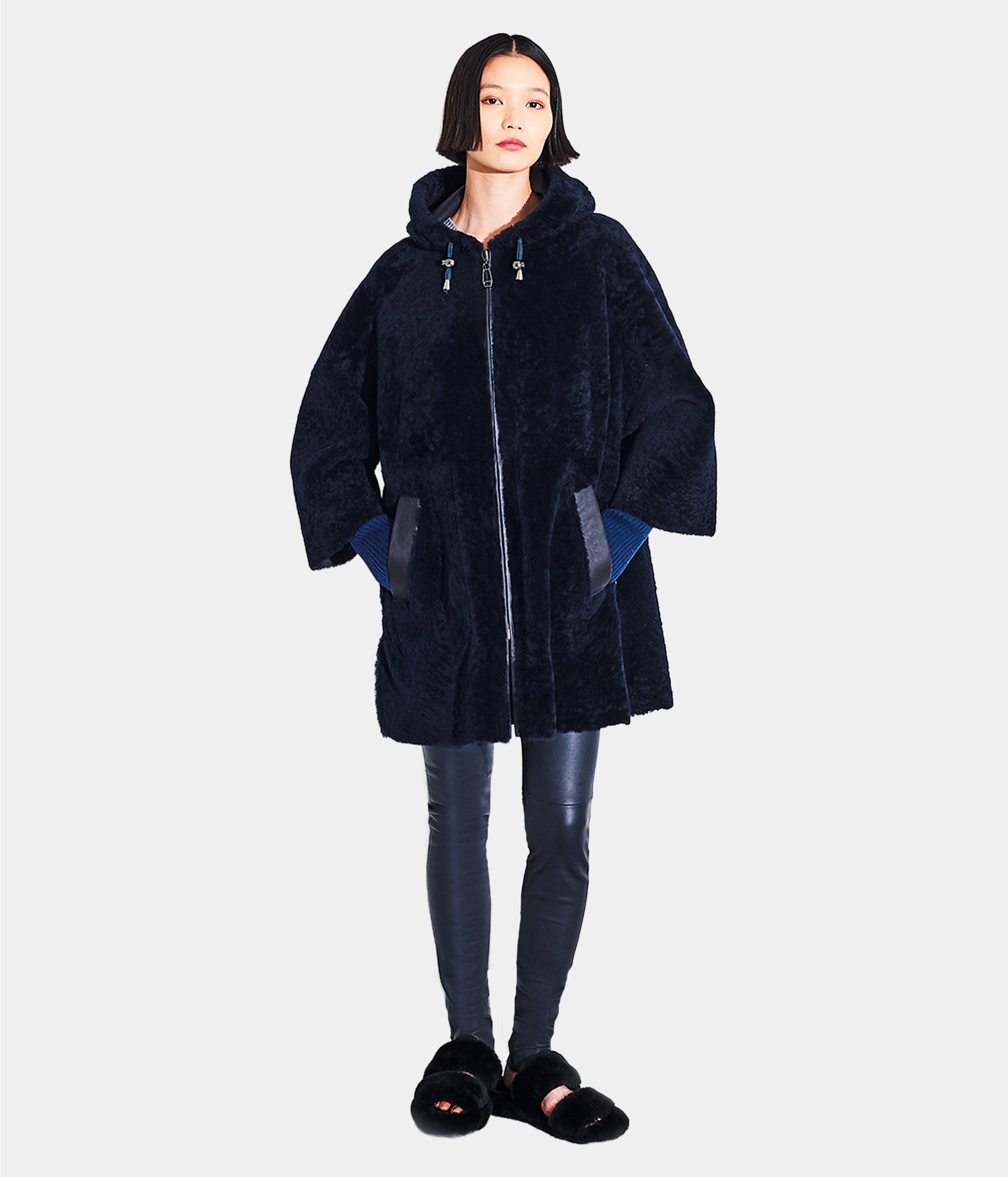 Rev Shearling Hooded Parka