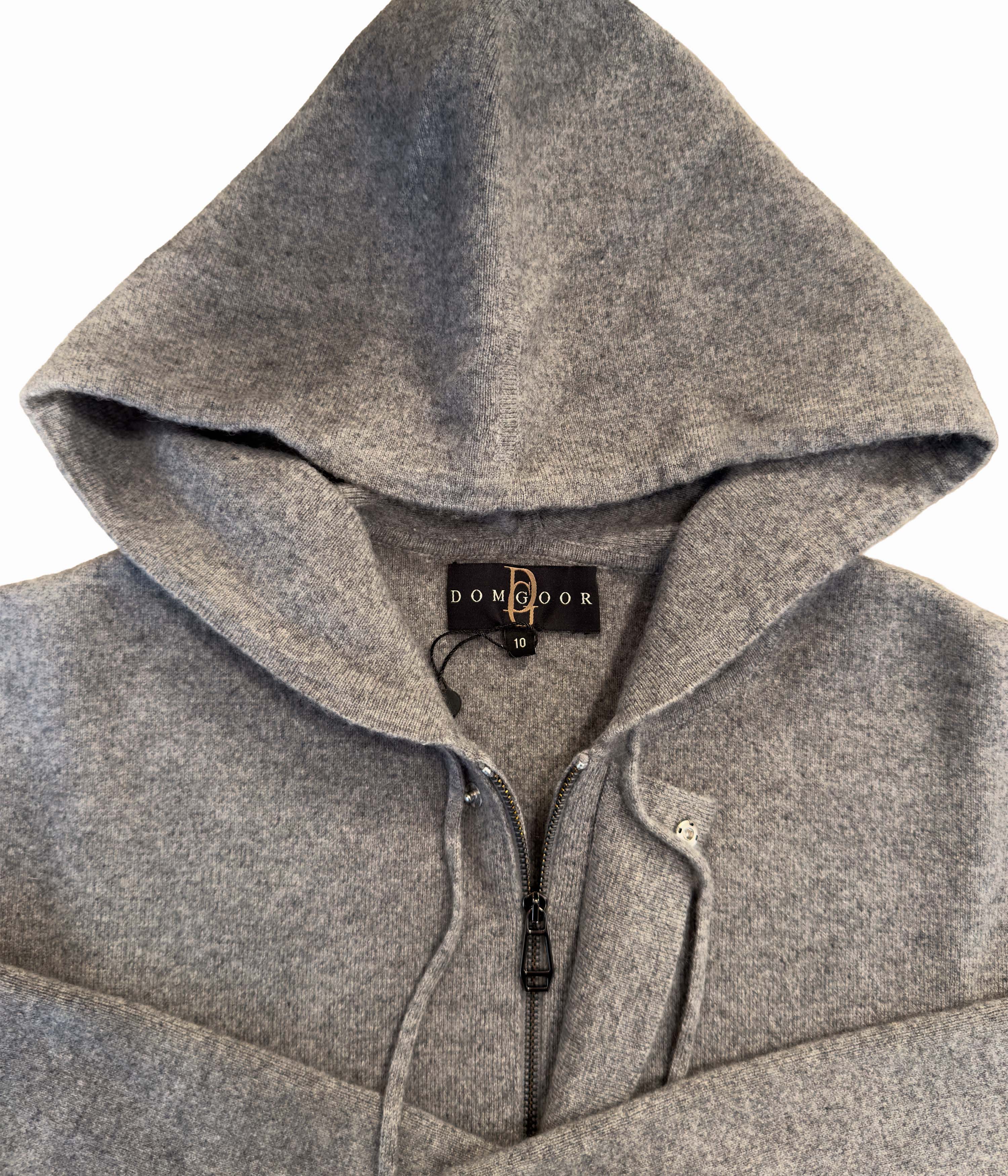 Hooded Knit Short Parka Size 10