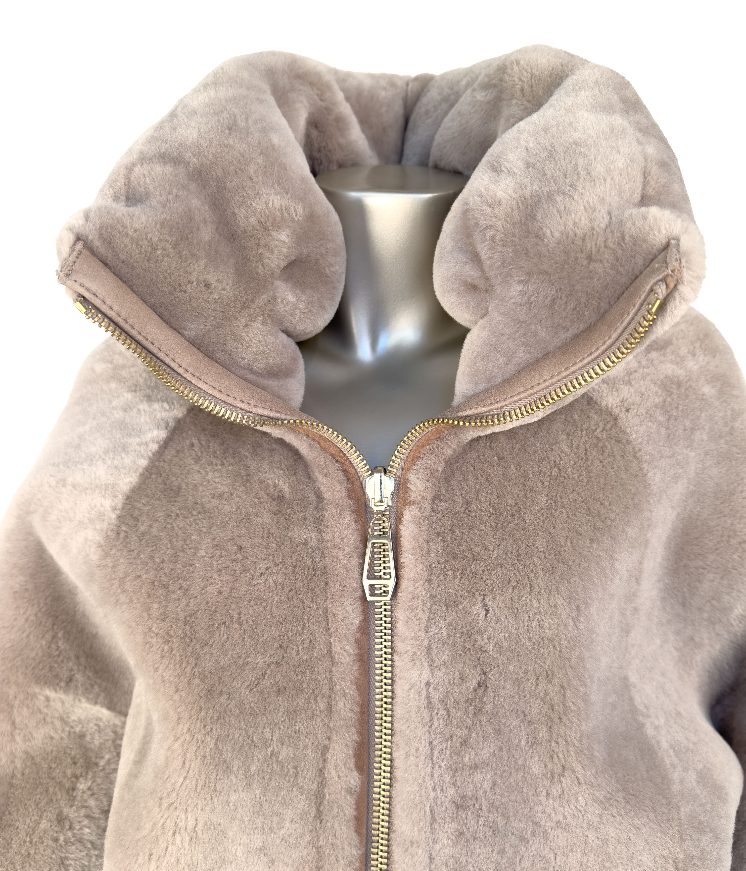 Reversible Collar Goose Down Coat : Size 10