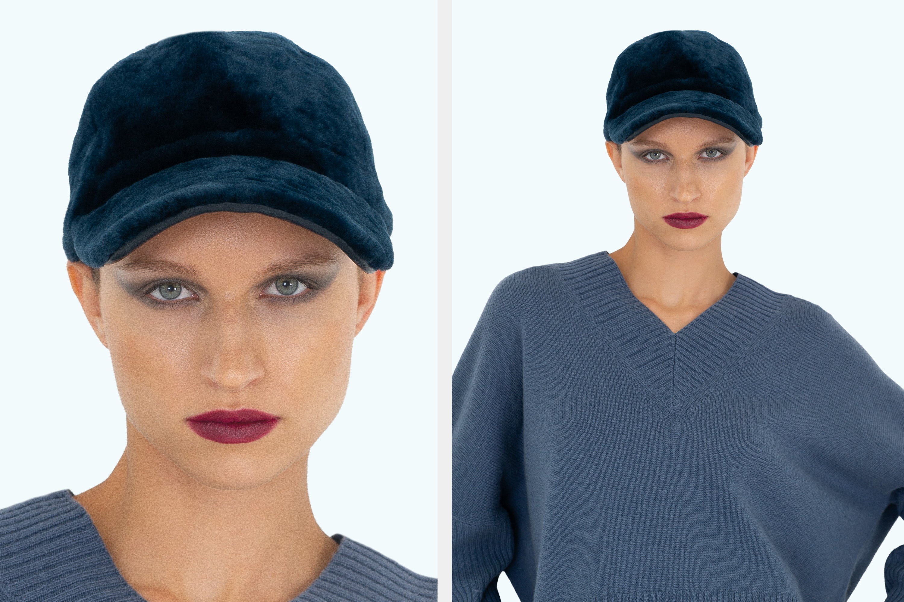Shearling Baseball Cap