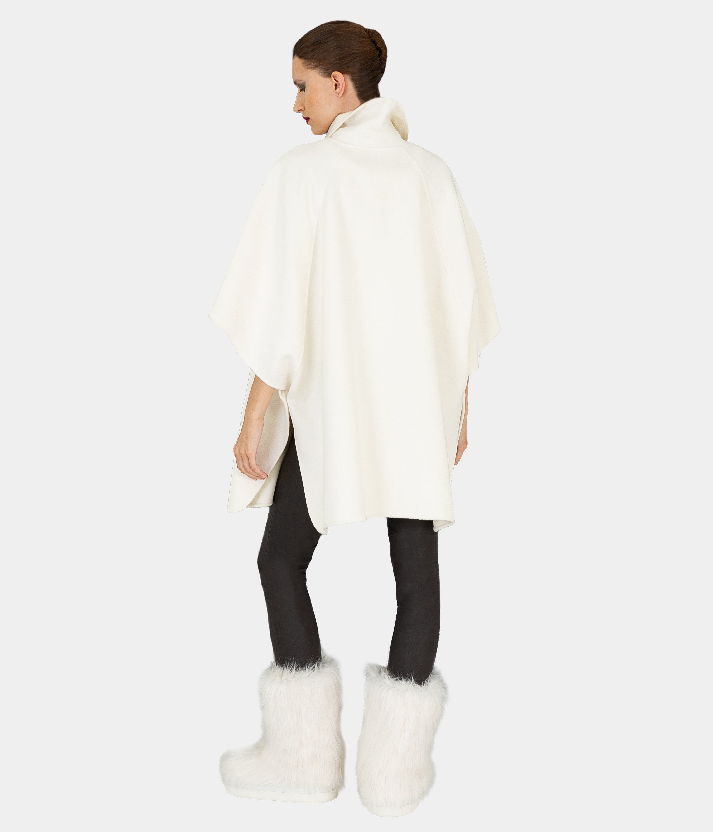 Double Face Wool Cape