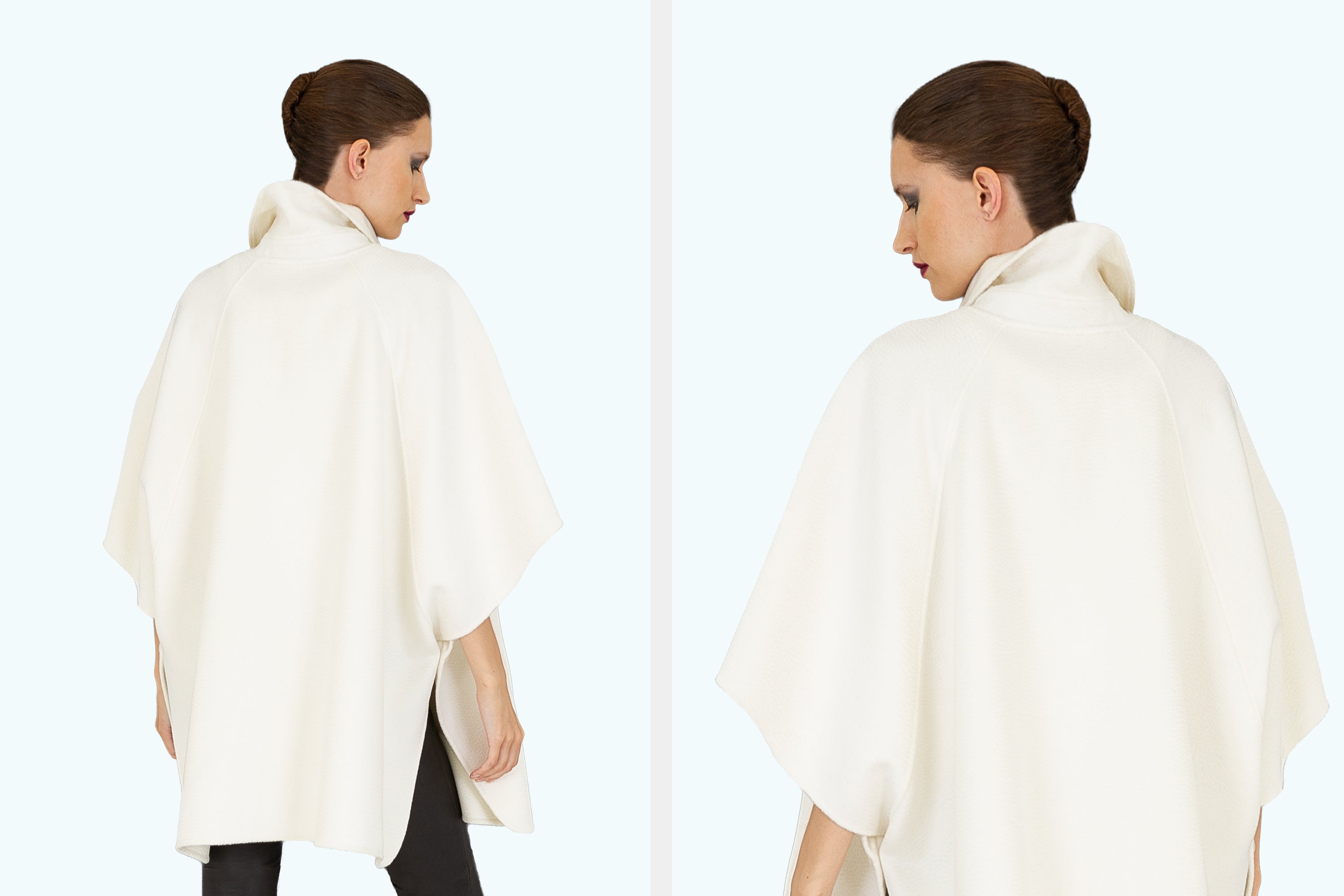 Double Face Wool Cape