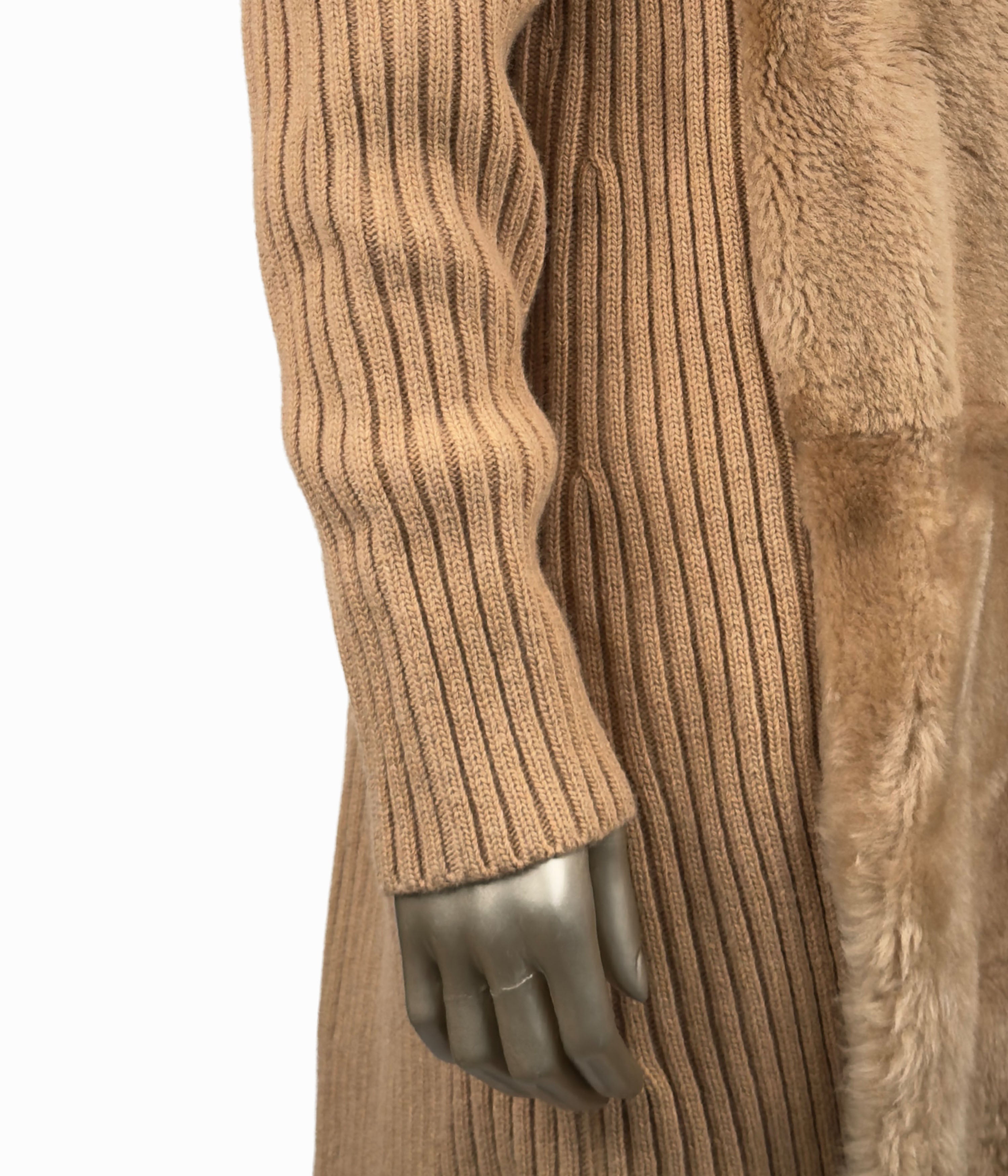 3/4 Length Shearling & Cashmere