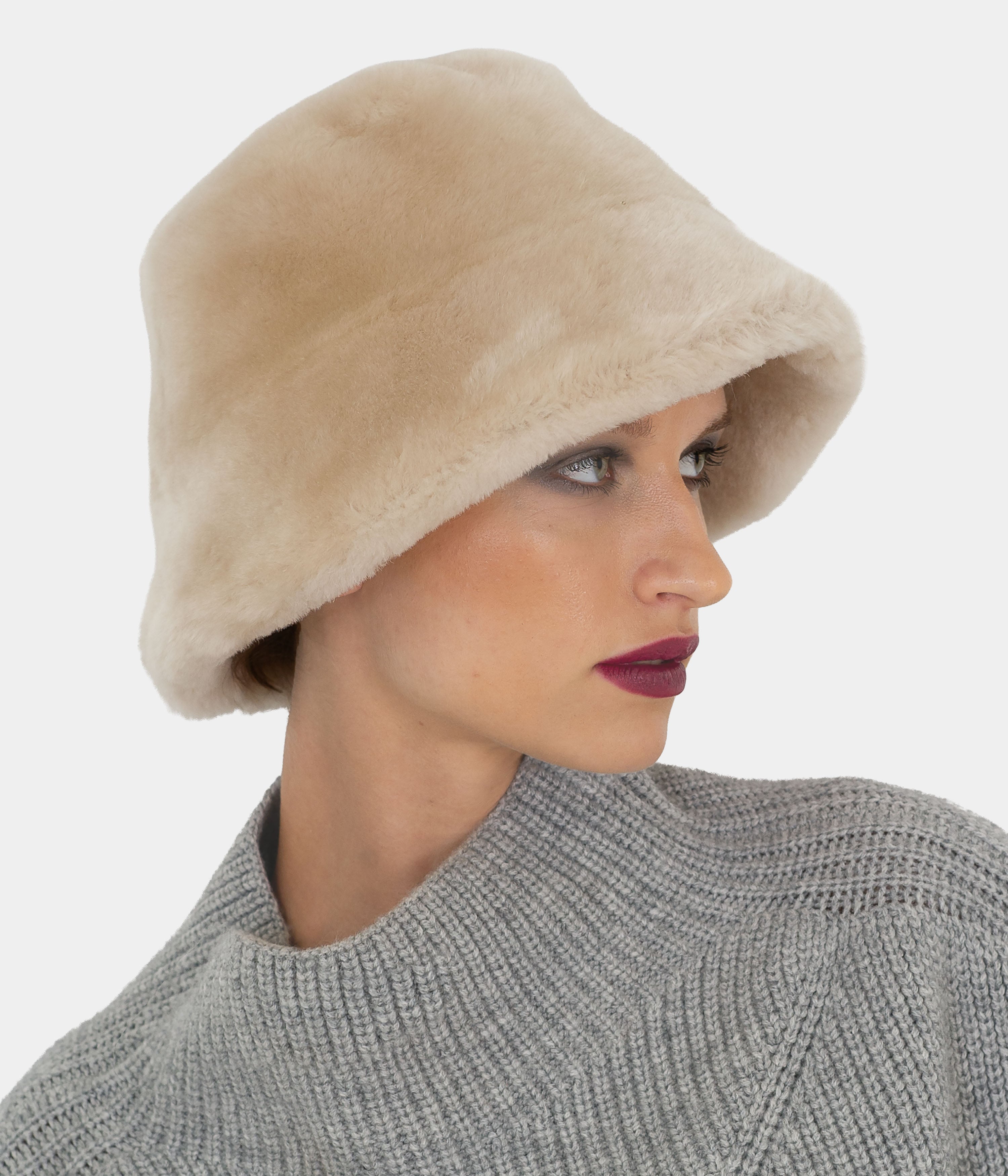 Shearling Bucket Hat