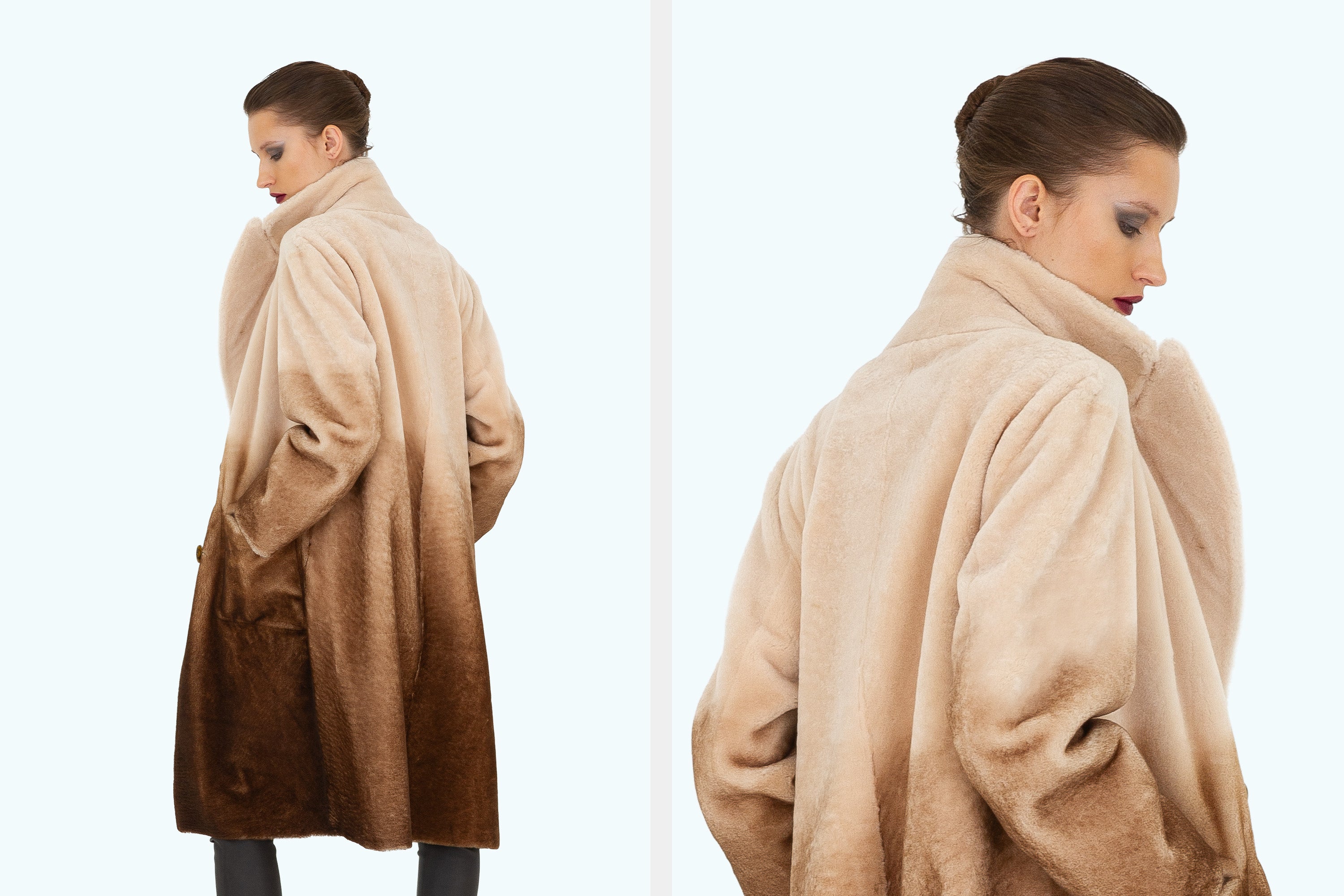 The Ombre Full Length Coat