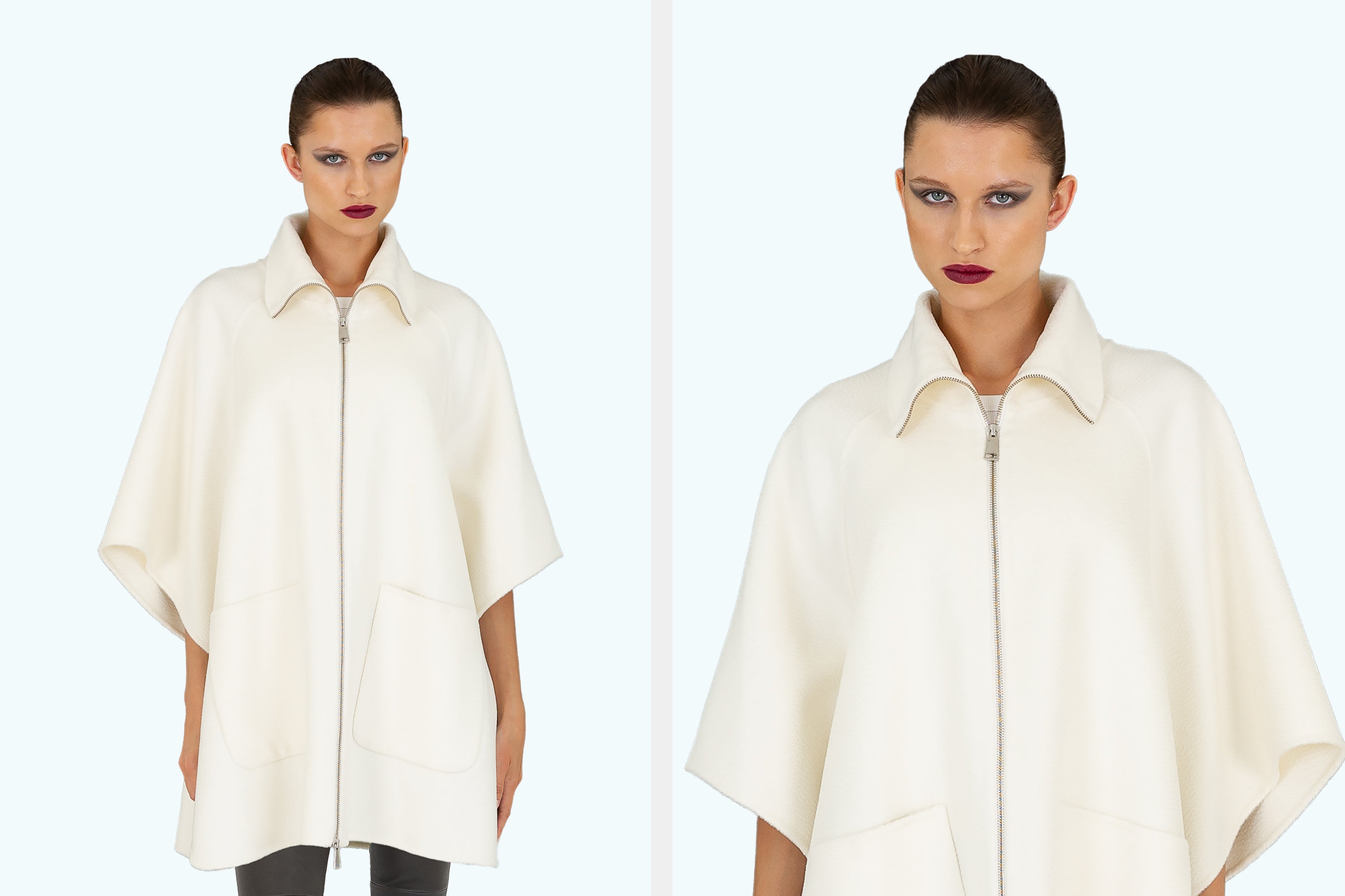 Double Face Wool Cape