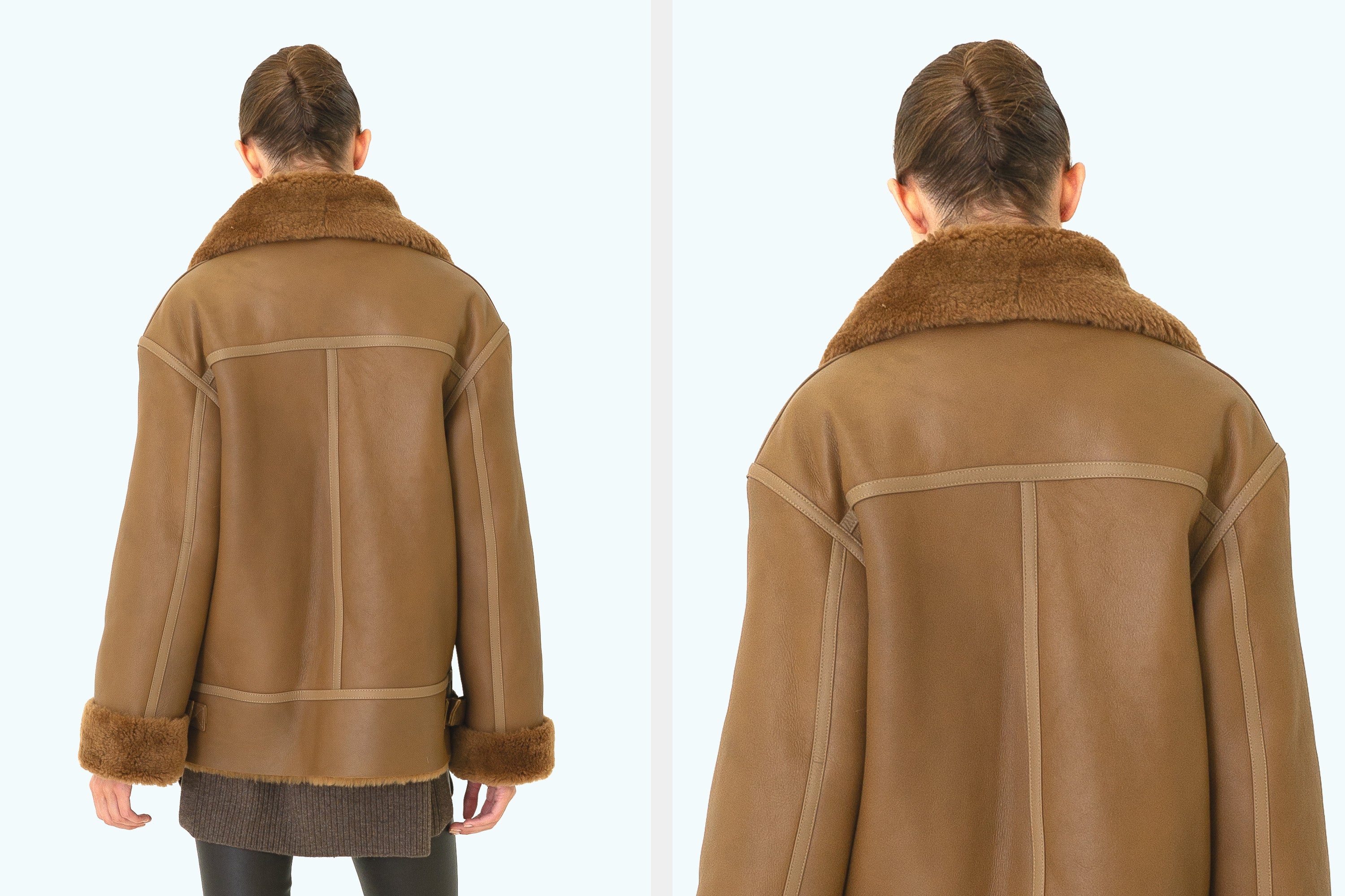 Shearling Aviator Brown