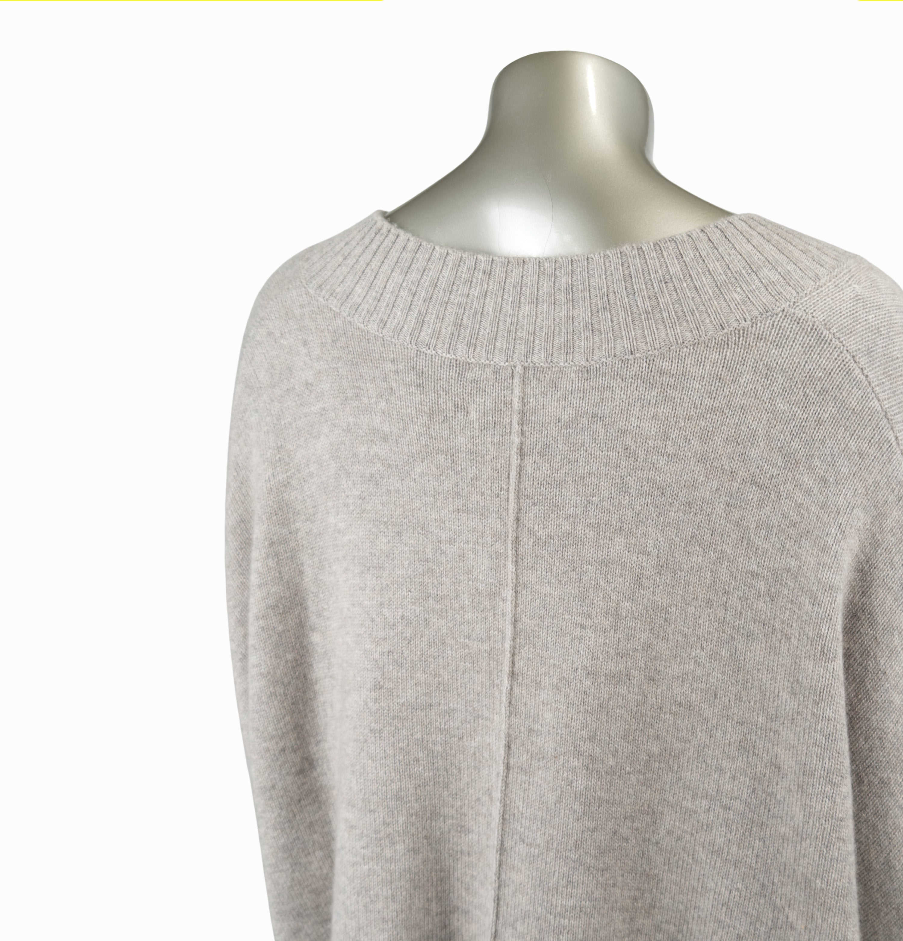 Outlet: V Neck Jumper Sandstone