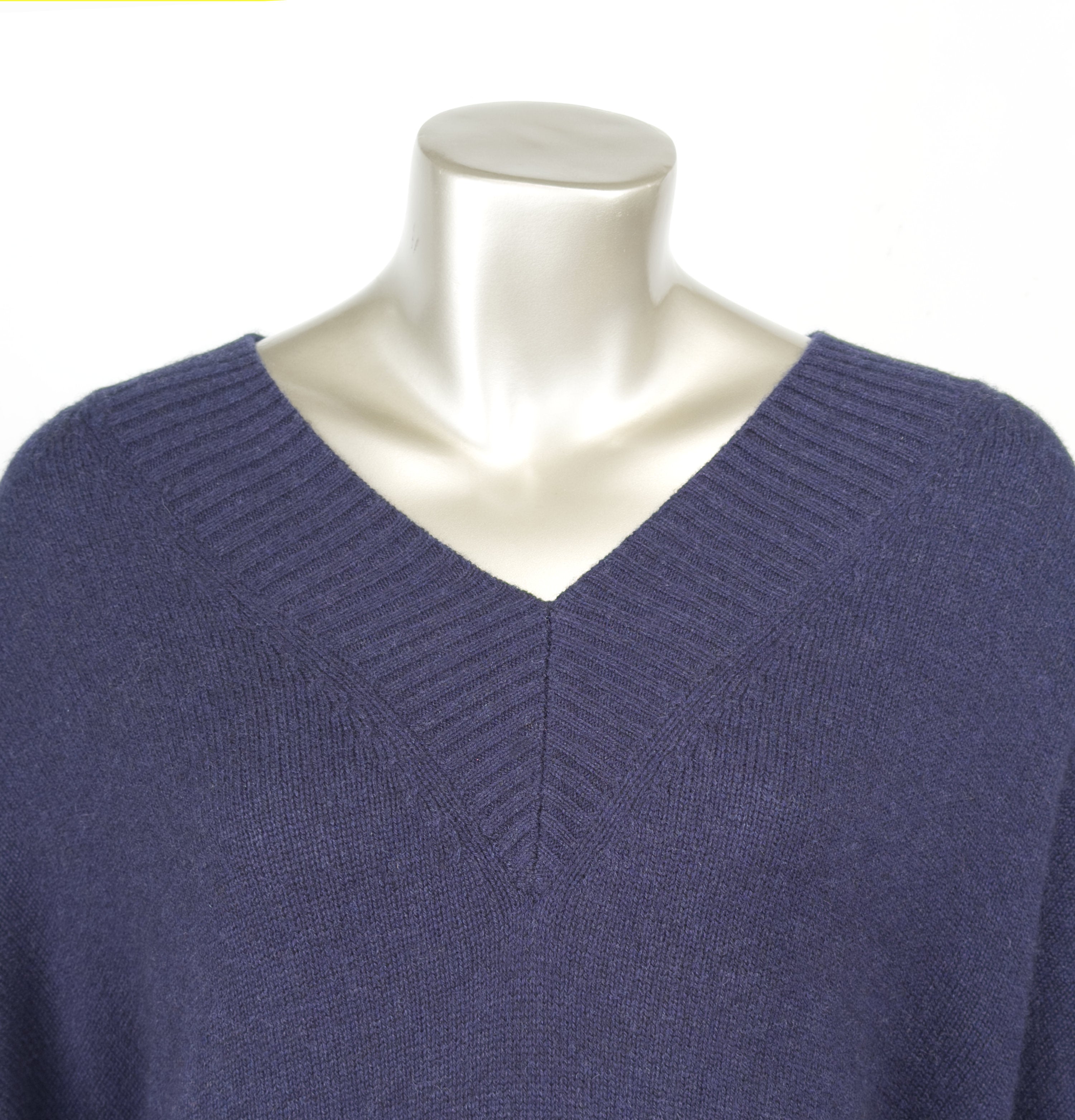 Outlet: V Neck Jumper Navy : Size 10