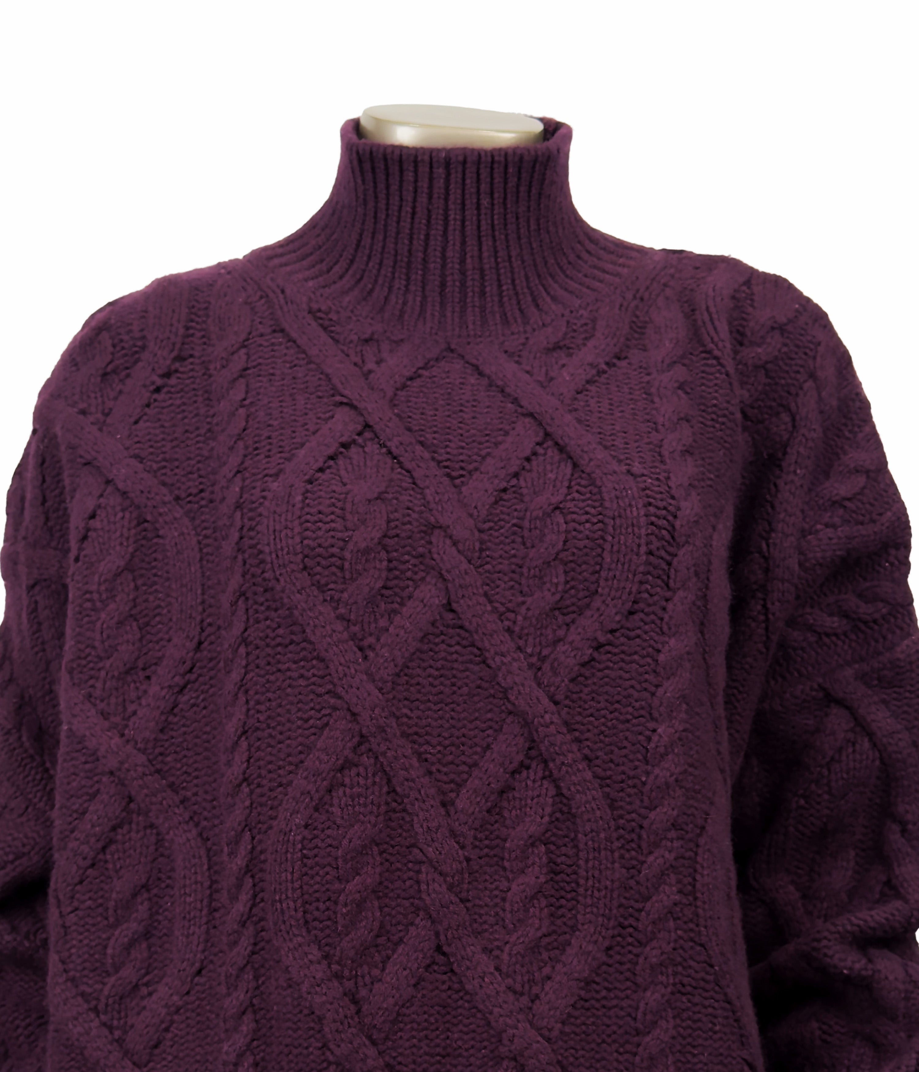 Outlet: Chunky Knit Sweater: Size 10