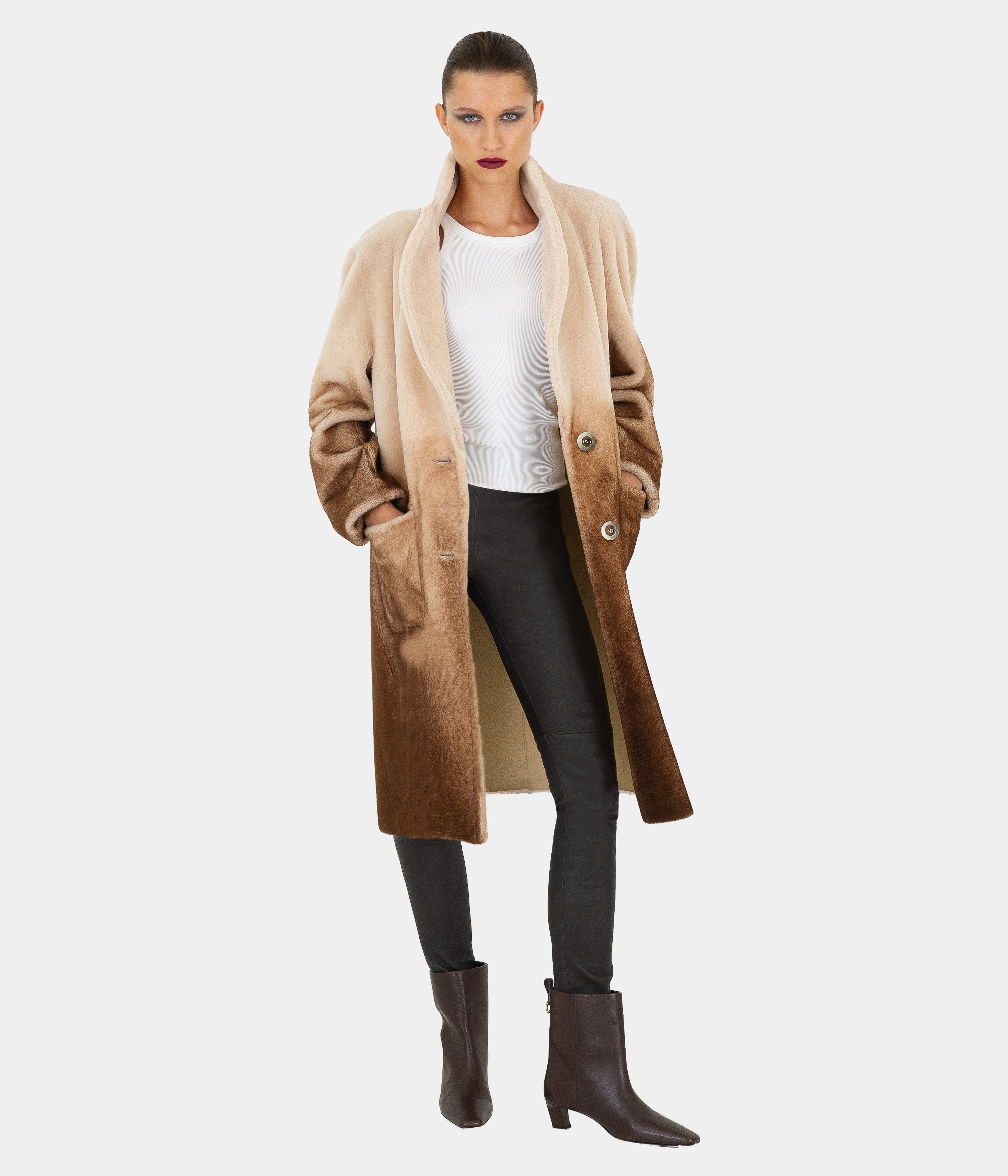The Ombre Full Length Coat