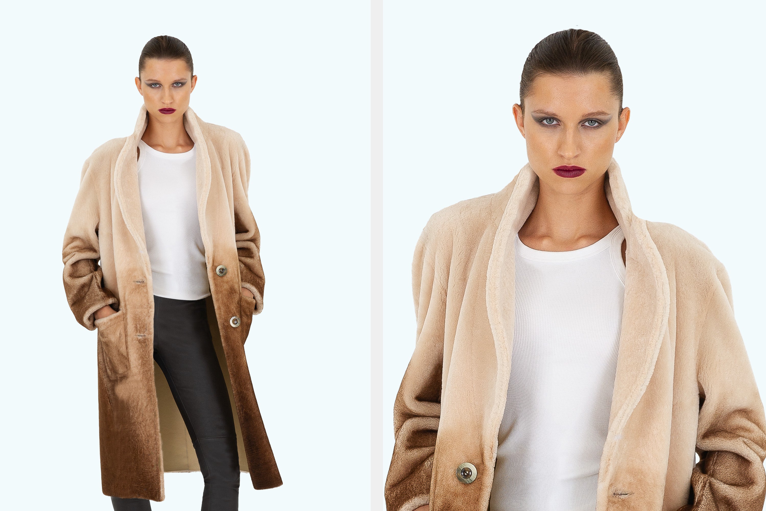 The Ombre Full Length Coat