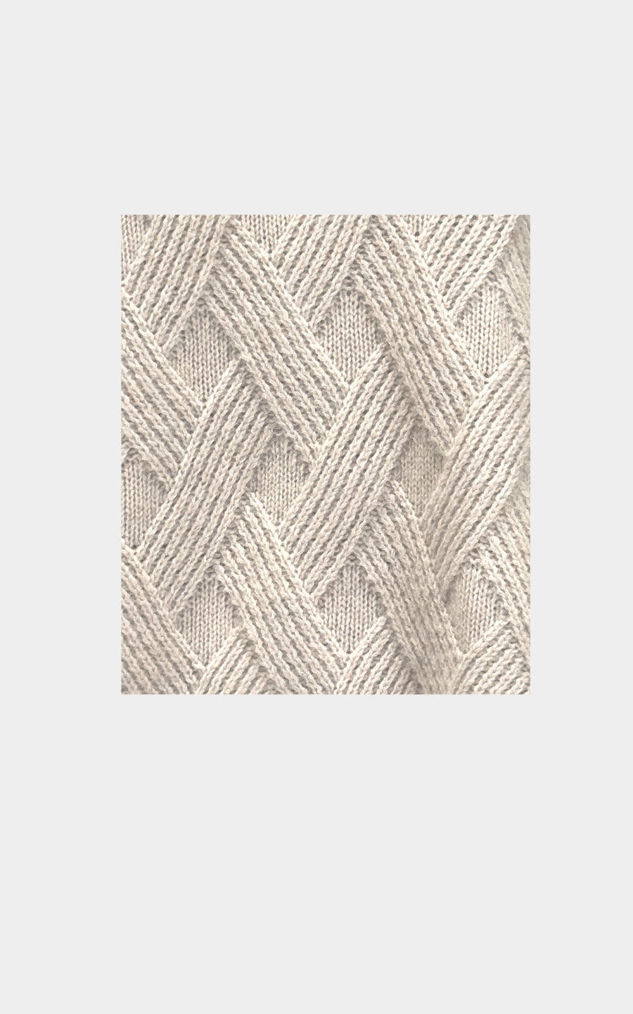 Outlet: Long Lattice Knit Jumper