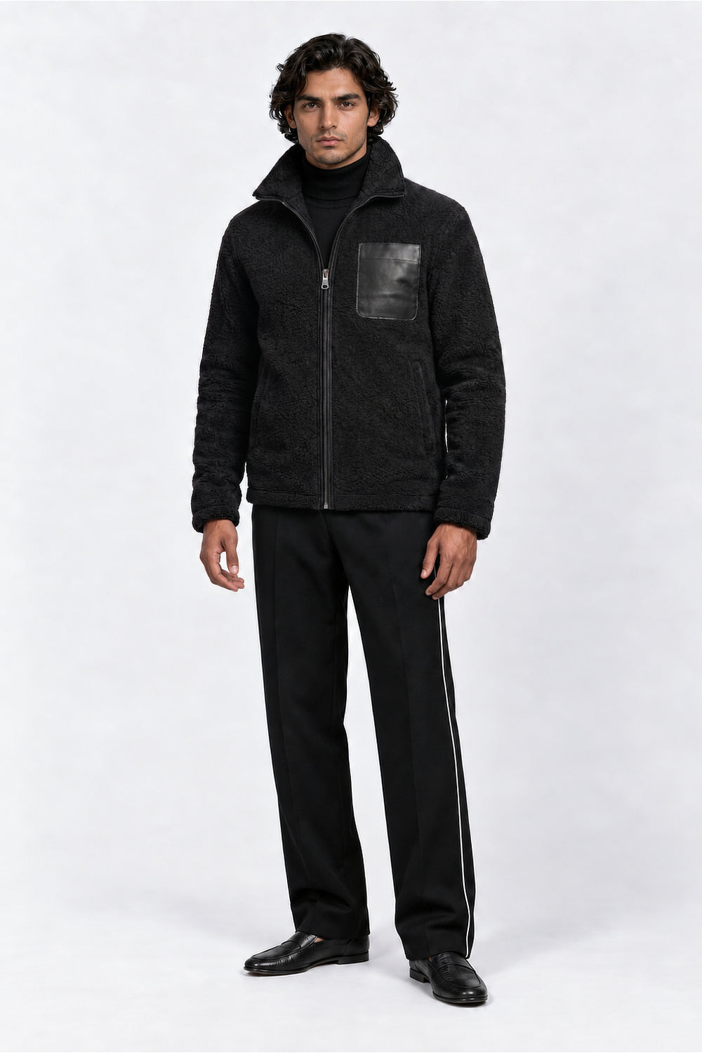 Dom Goor Reversible Curly Shearling Coat