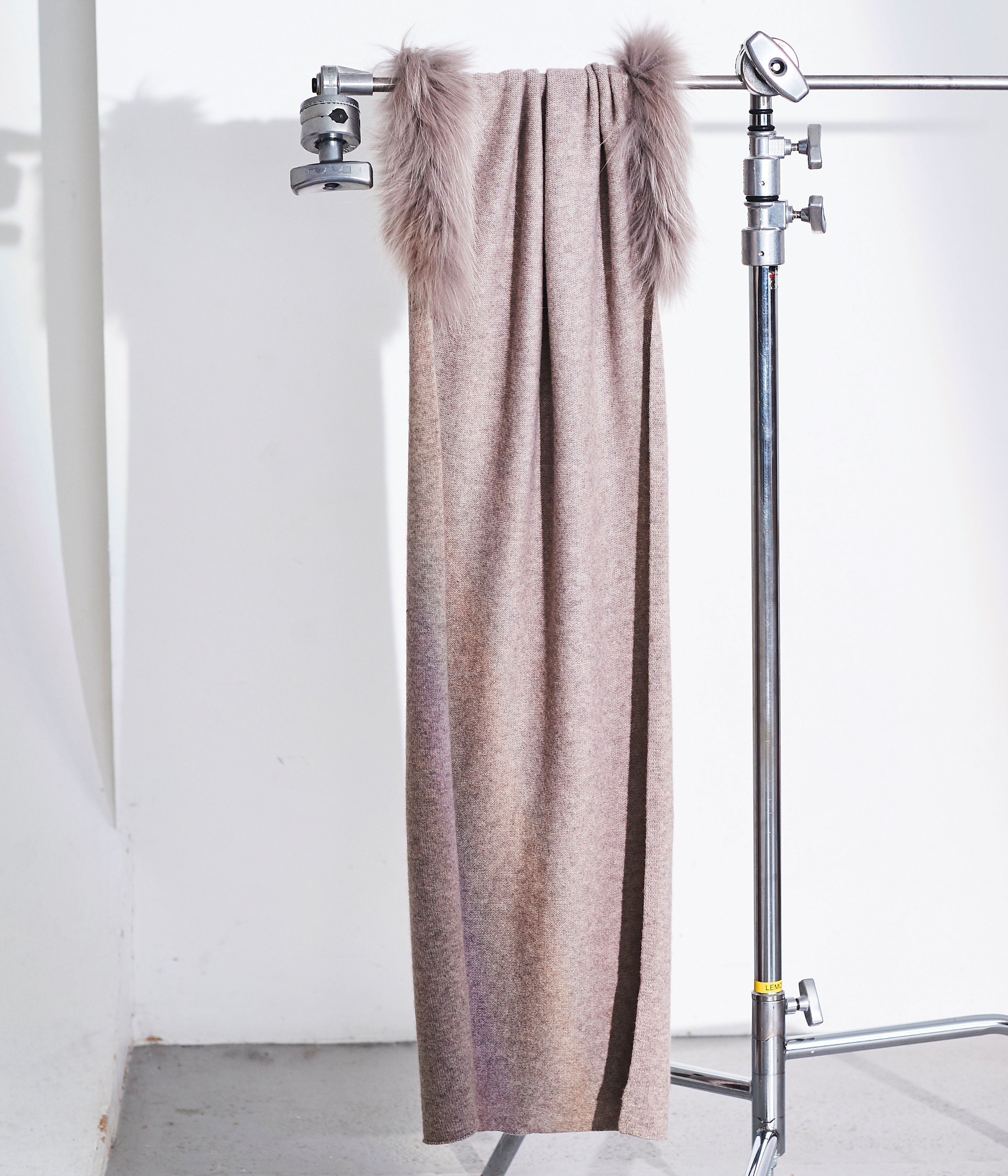 Fur Trim Scarf