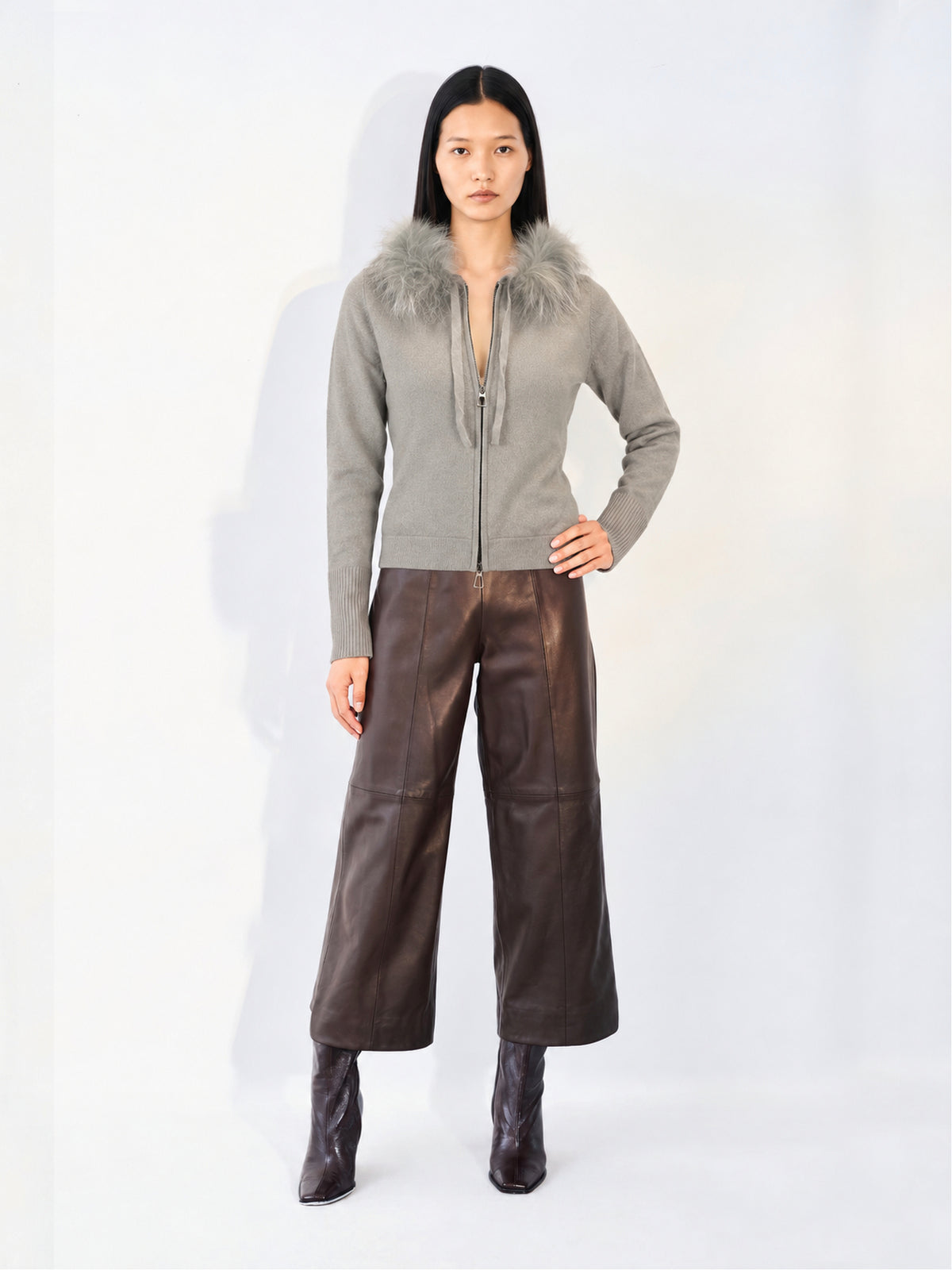 Loose Fit Hoody Light Sage