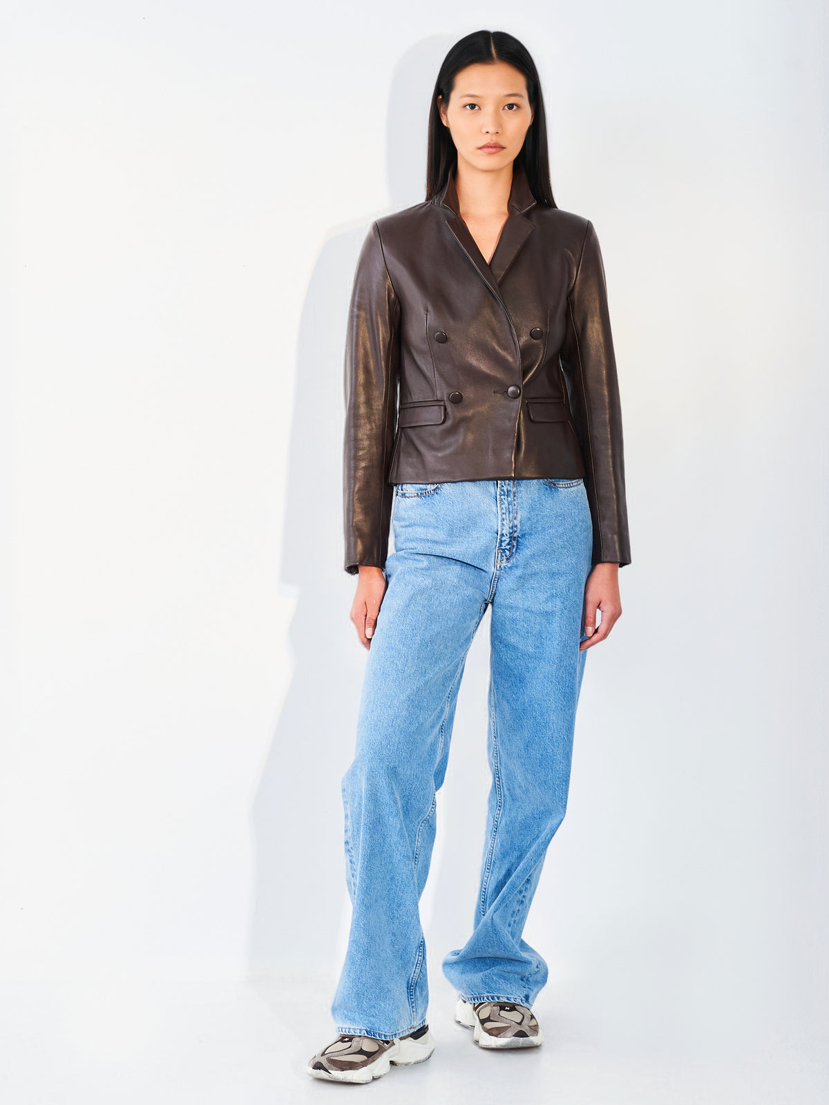 Leather Blazer
