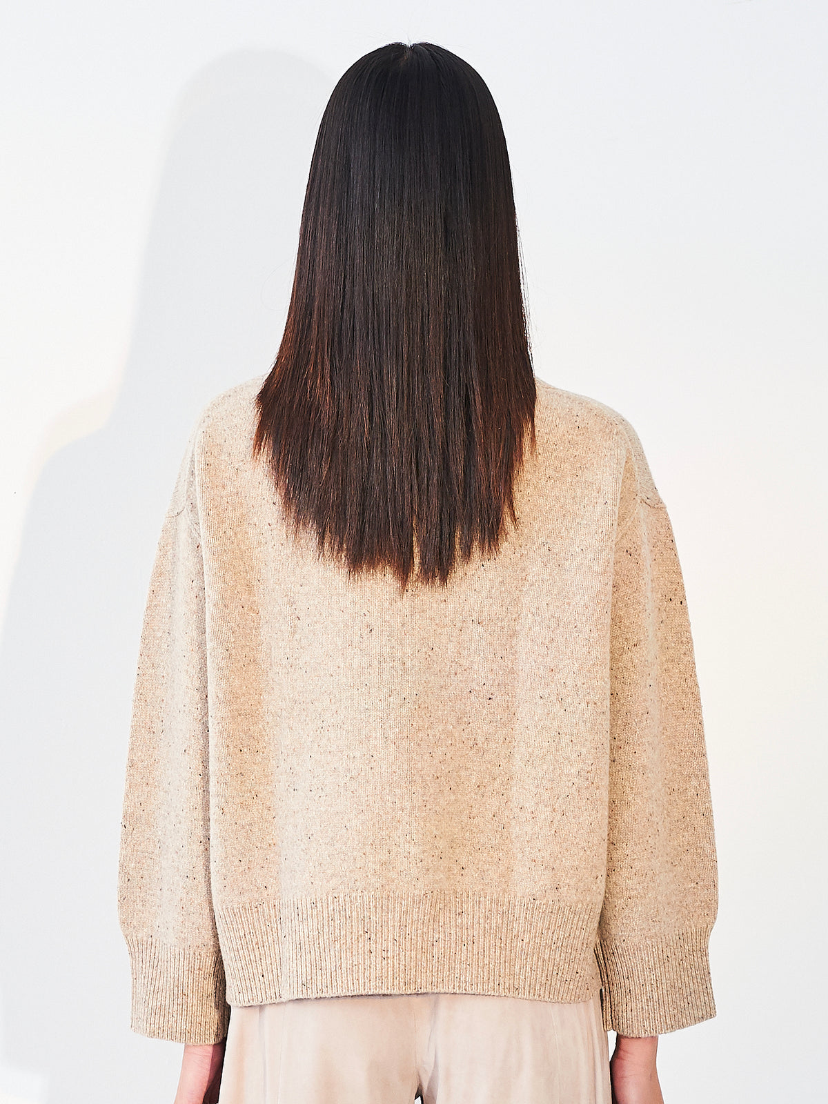 Weekend Sweater Donegal Caramel Marl