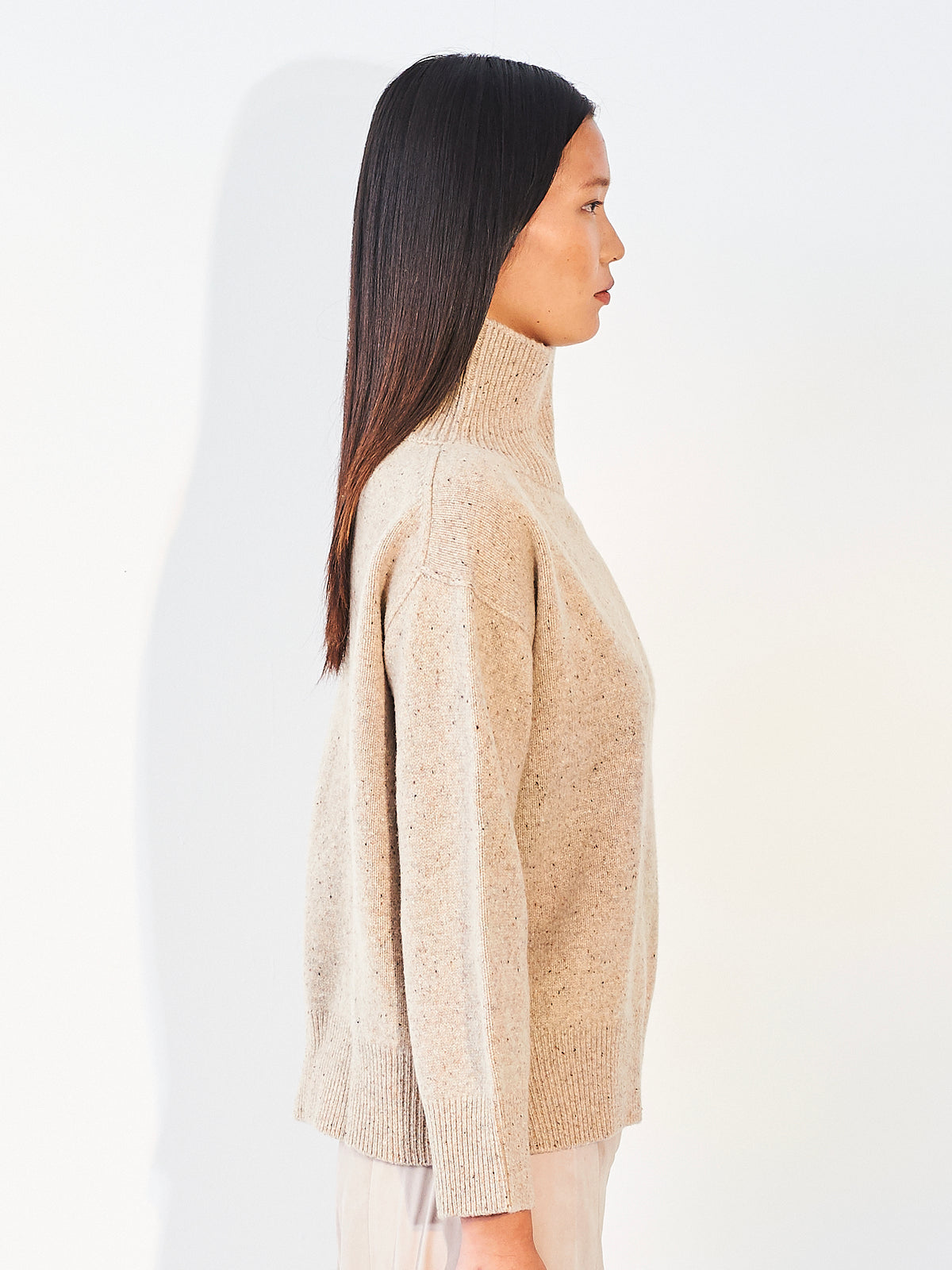 Weekend Sweater Donegal Caramel Marl