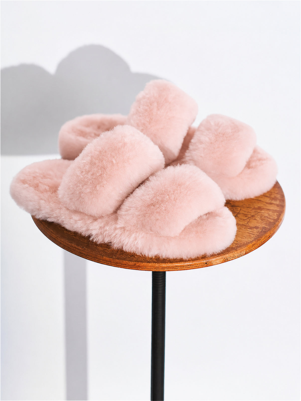 Sheepskin Slider Baby Pink