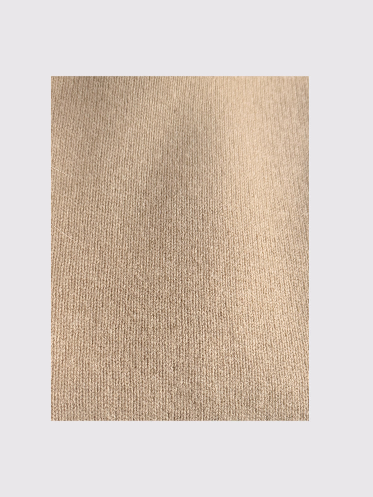 Caramel Fur Trim Scarf