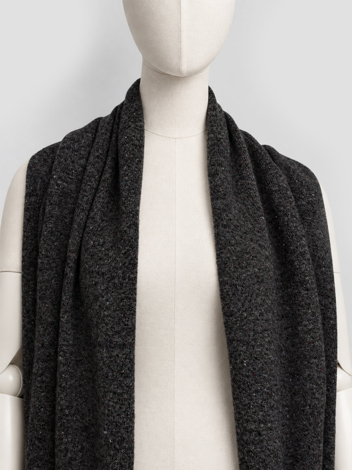 Graphite Marl Donegal Scarf
