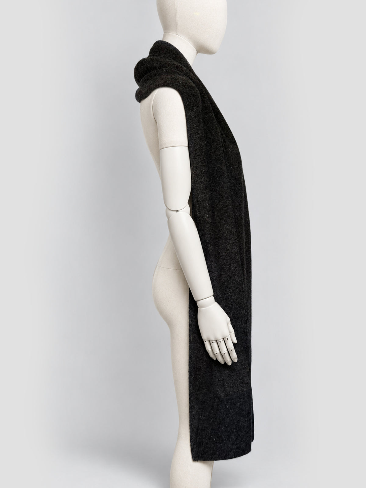Graphite Marl Donegal Scarf