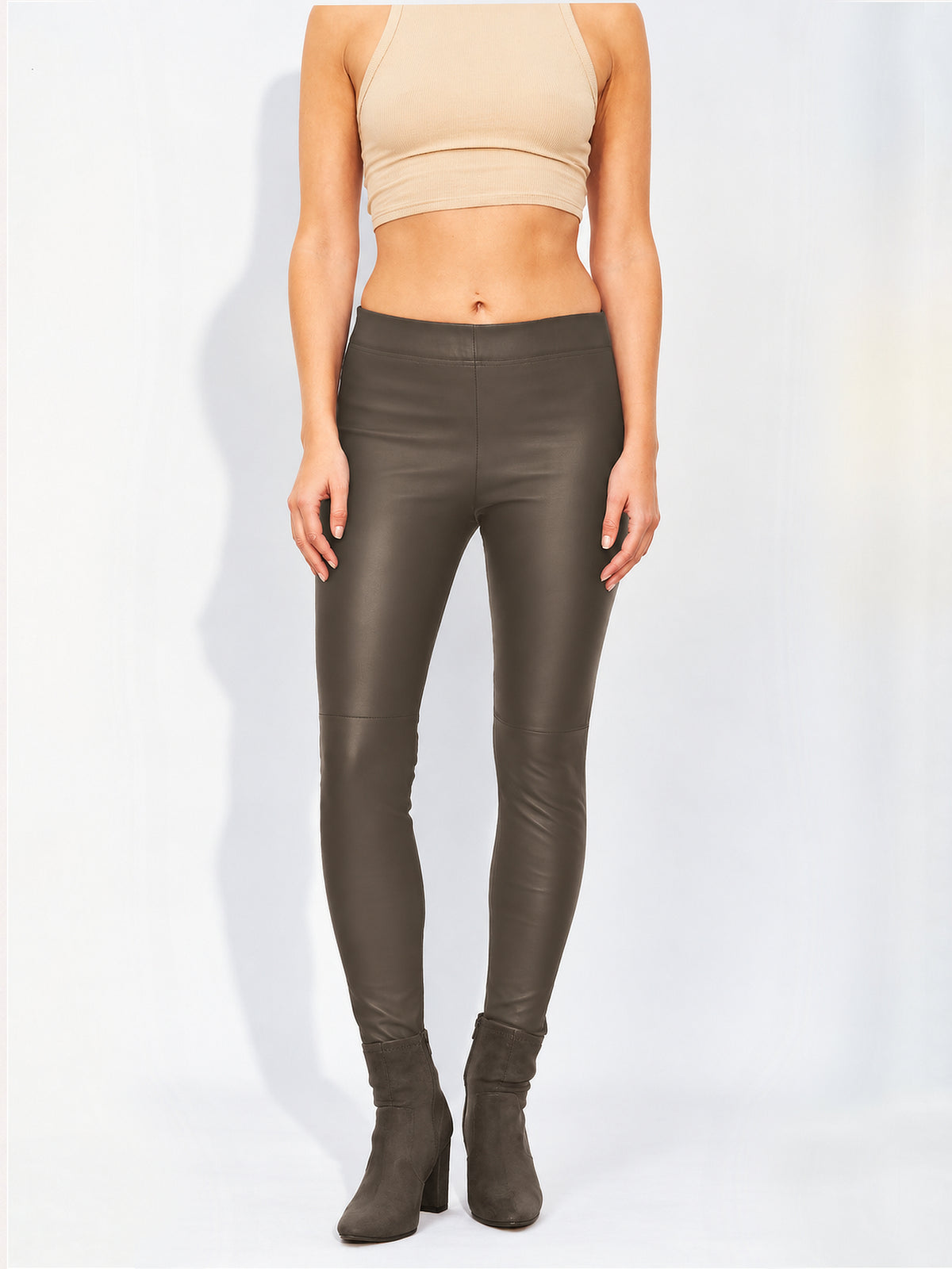 Dom Goor: Otter Stretch Leather Leggings