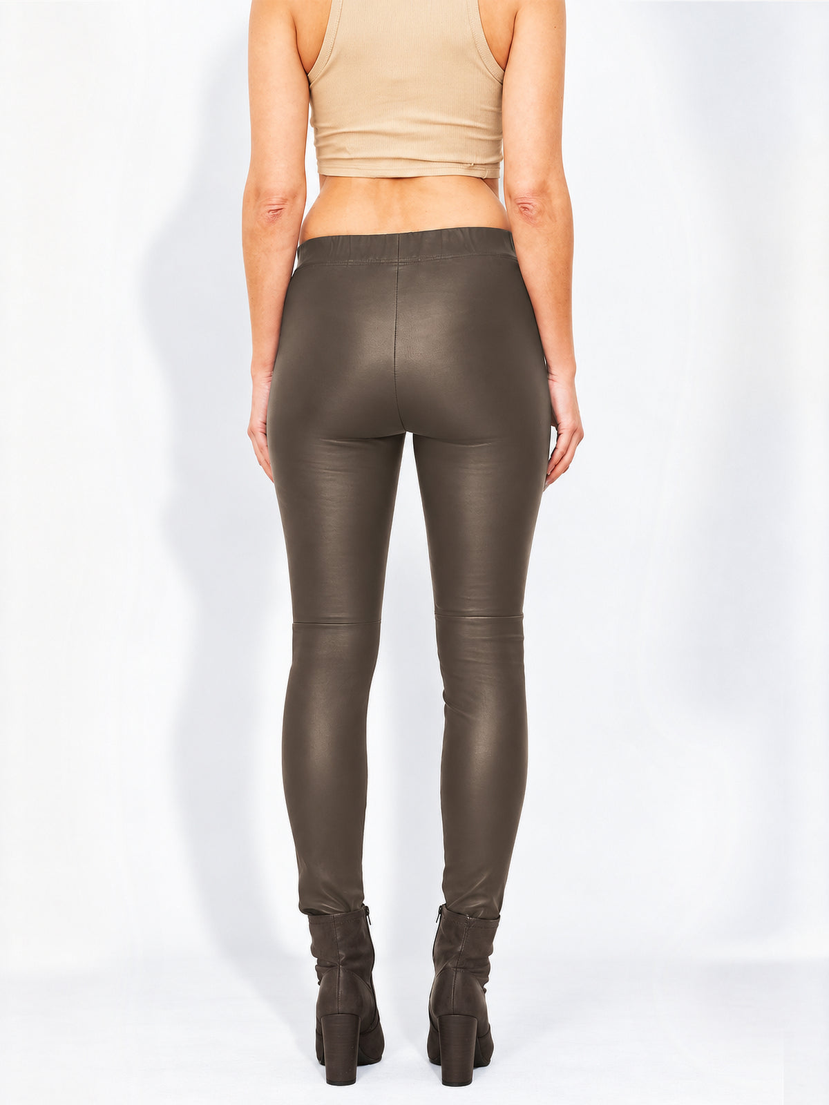 Dom Goor: Otter Stretch Leather Leggings