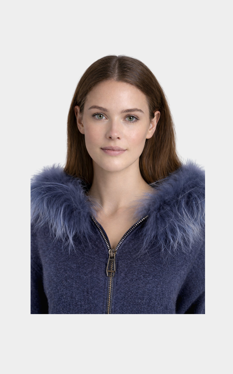 Outlet: Fur Trim Long Hooded Parka