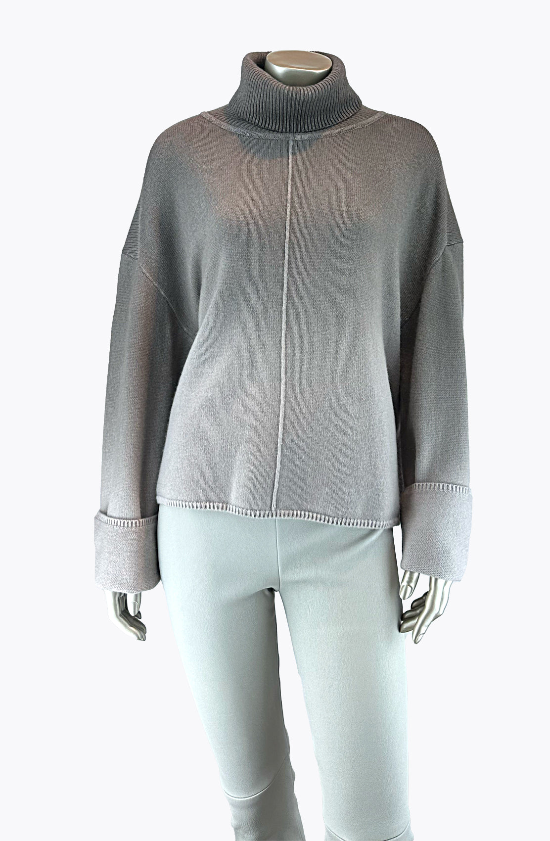 Outlet: Ombre Roll Neck Jumper : Size 10