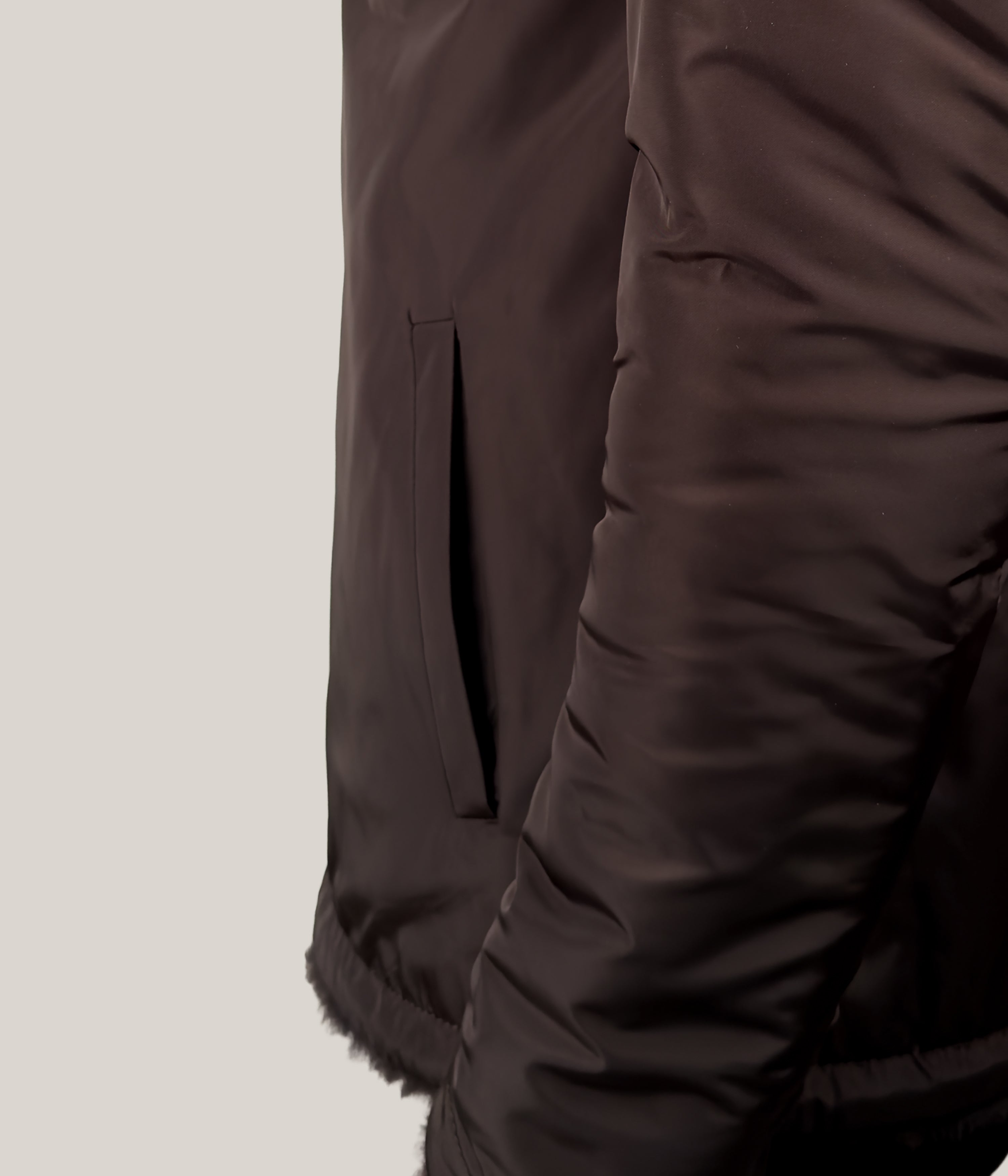 Max & Zac Reversible Curly Shearling Coat