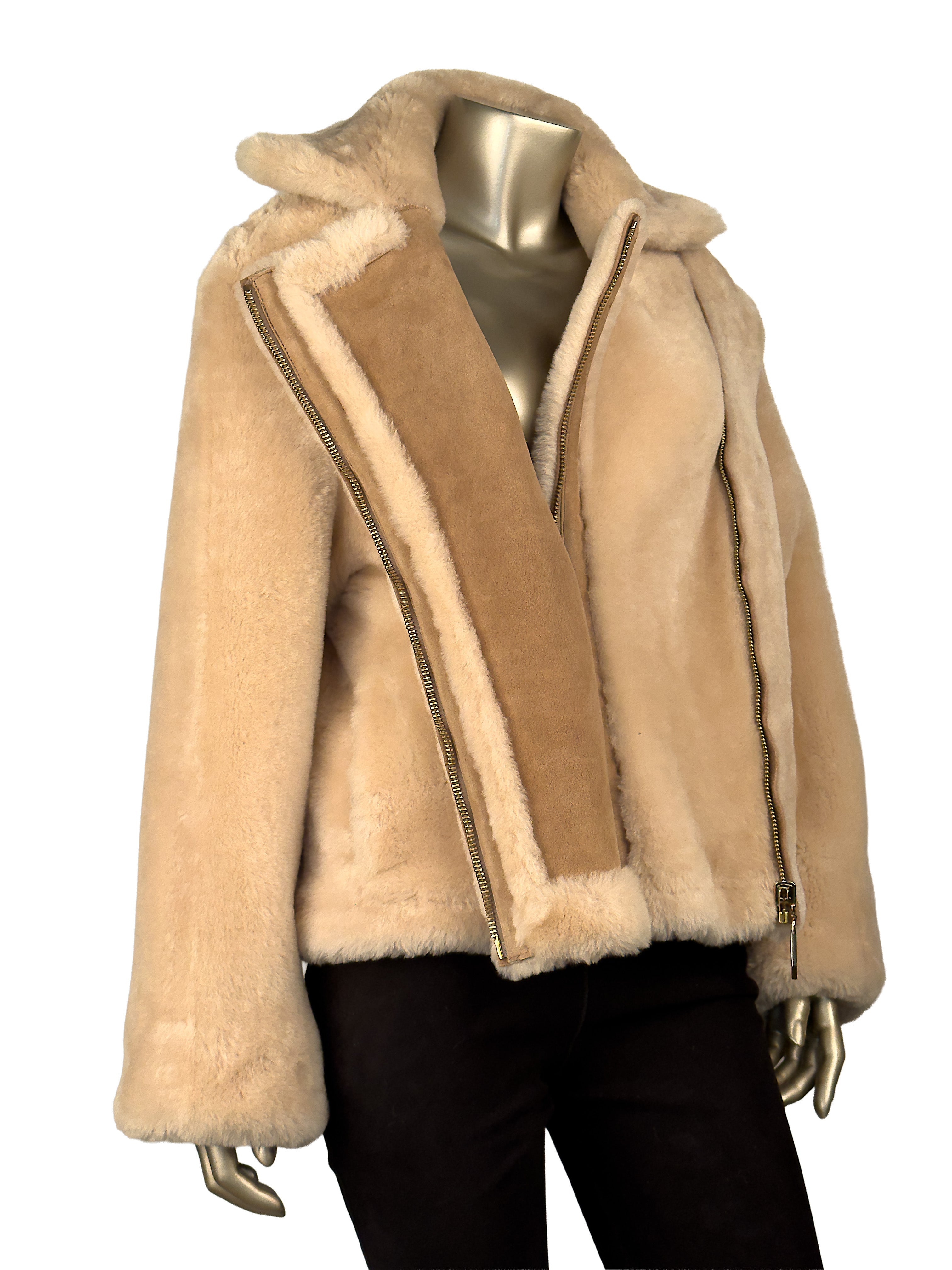 Reversible Shearling Aviator