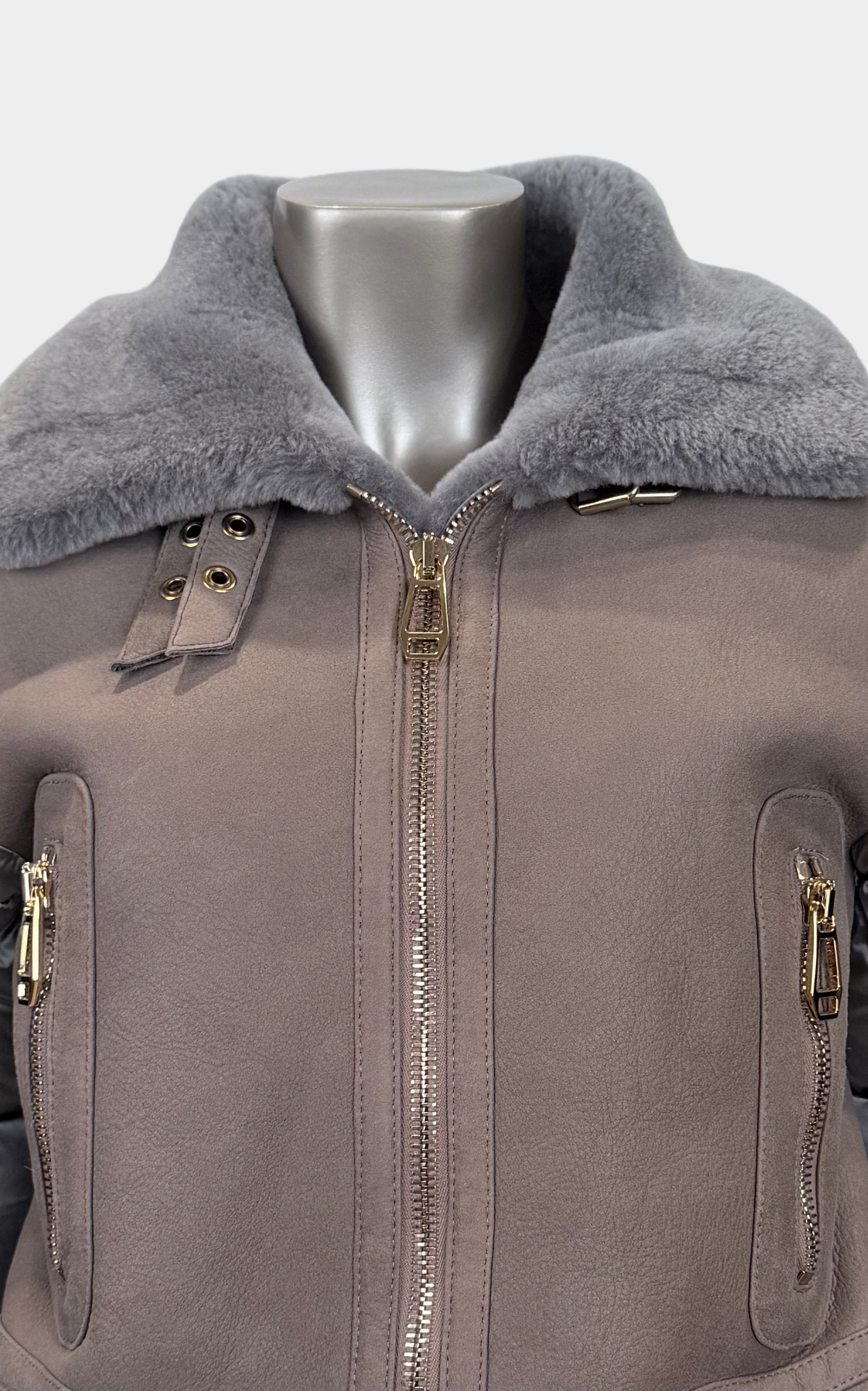 Outlet: Goose Down Short Aviator: Size 10